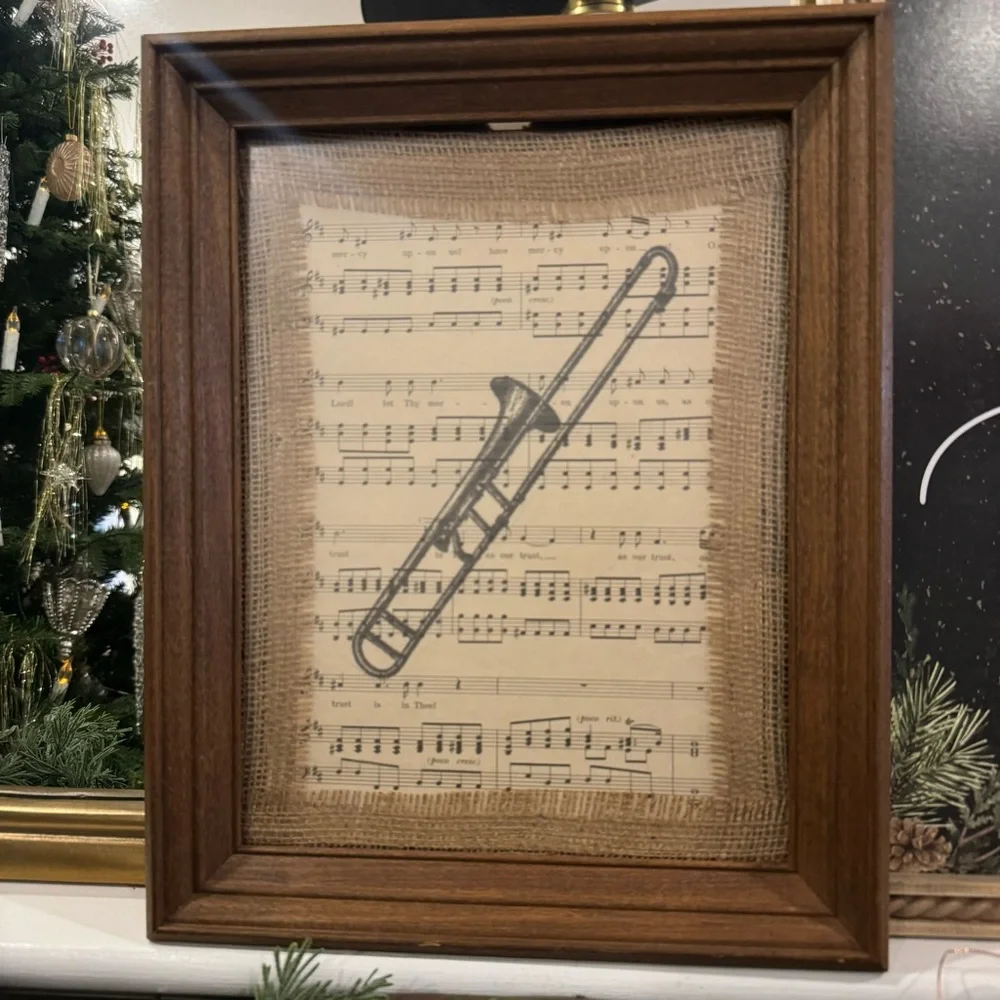 Vintage framed wall